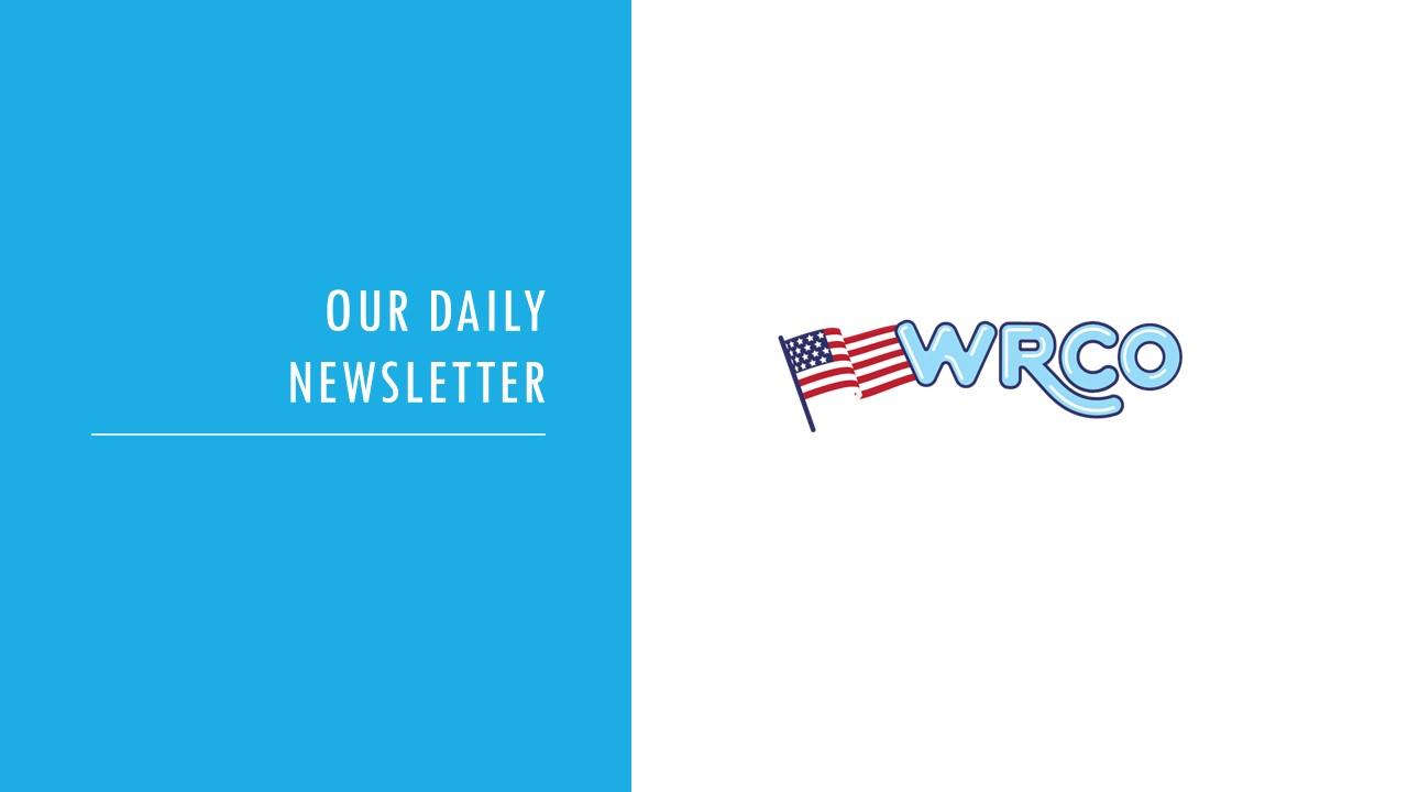 Thursdays WRCO and WRCE Newsletter